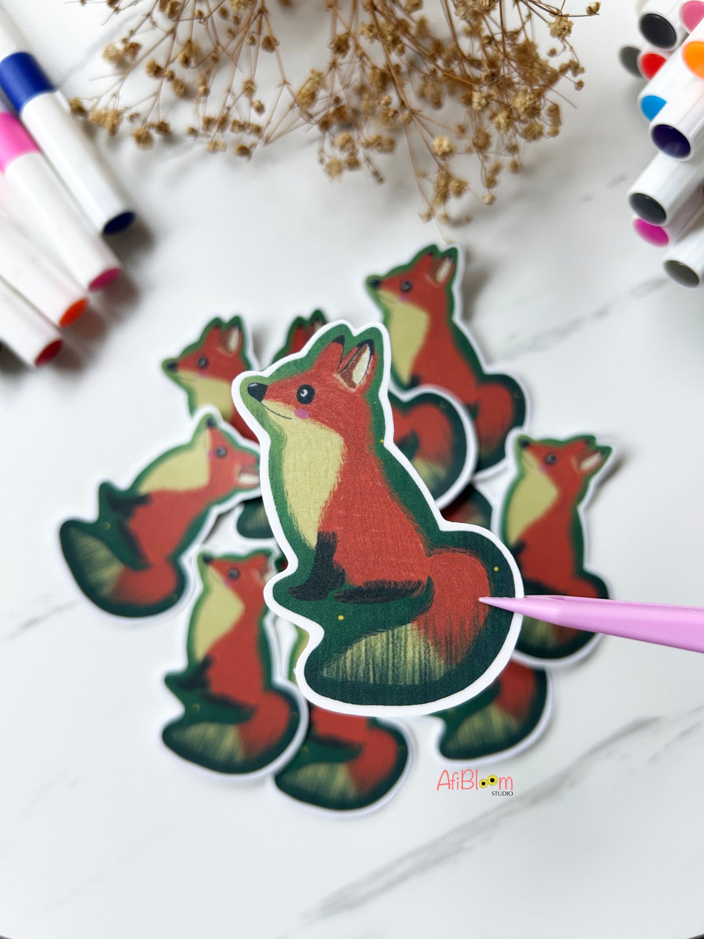 Campfire Stories Stickers | Whimsical Woodland