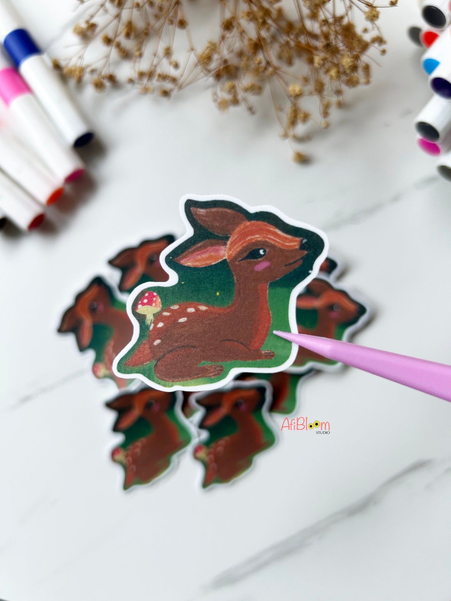 Campfire Stories Stickers | Whimsical Woodland