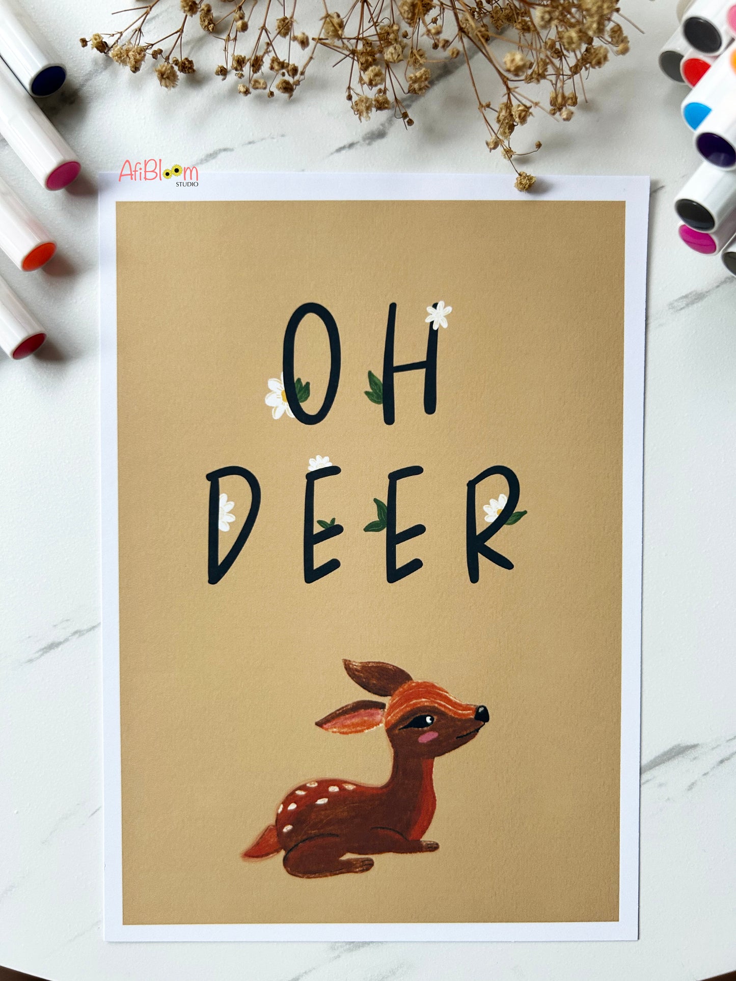 Campfire Stories A5 Art Prints | Whimsical Woodland