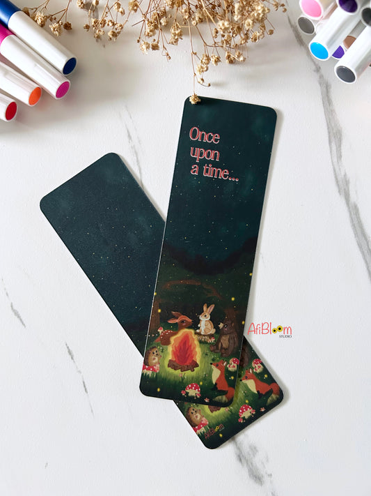 Campfire Stories Classic Bookmark | Whimsical Woodland