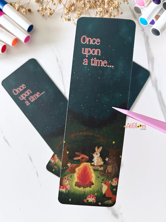 Campfire Stories Classic Bookmark | Whimsical Woodland