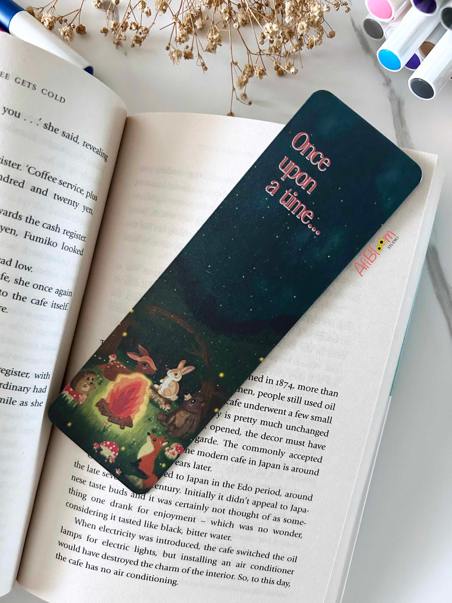 Campfire Stories Classic Bookmark | Whimsical Woodland
